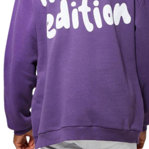 Sudadera con capucha con estampado de soplo de logotipo 3D de otoño personalizada al por mayor sudadera sin cuerdas Sudadera con capucha con estampado de felpa francesa pesada de alta calidad - Product Image 3