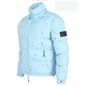 High Quality <b>Warm</b> OEM Wholesale Coated Hooded Front Logo <b>Waterproof</b> Quick-Drying Puffer <b>Jackets</b> 2025 - Product Image 3