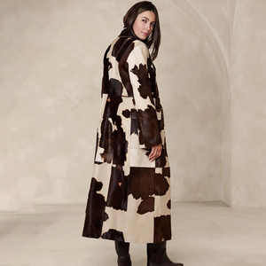 Pantalon en cuir de vachette authentique et personnalisé pour femme, toile épaisse, respirant, haute qualité, coupe droite, personnalisation complète - Product Image 2