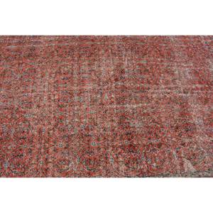 Tapis turc vintage de grande surface classique rouge beige 6.7x10,1 pieds style kilim patchwork 10mm laine latex pour décoration de couloir chambre - Product Image 5