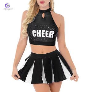 Nouvelle arrivée uniforme de pom-pom girl en polyester et spandex uniforme de pom-pom girl de haute qualité - Product Image 6