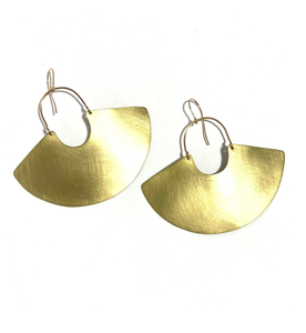 Boucle d'oreille en laiton de conception organique à la mode avec des accessoires de cadeau boucles d'oreilles de bijoux de mode prix supérieur le plus exigeant - Product Image 2