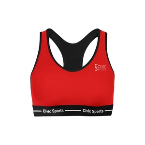 สปอร์ตบราสำหรับผู้หญิงชุดออกกำลังกายสปอร์ตบราพิมพ์ลายซับลิเมชันดีไซน์ใหม่ - Product Image 3