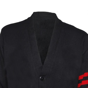 Logos personnalisés rouge et noir vêtements d'hiver pour femmes sororités et collège fraternité porter cardigan chandails - Product Image 4