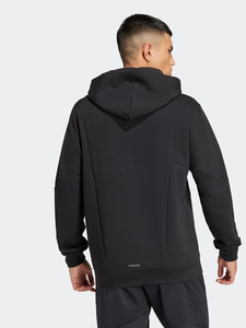 Custom Logo Solid Color Cotton Hoodie High Quality Custom Heavyweight Hoodies for Men In Black color Hoodie - Product Image 5