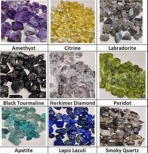 Bague pour femme en pierre brute, turquoise naturelle, tourmaline, aquamarine, pierre précieuse, bijoux statement, bague en argent sterling 925 - Product Image 5