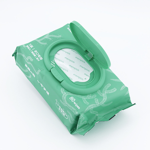 Lingettes humides pour bébé Uniquality, 80 lingettes, sans alcool, pour le nettoyage des mains et de la bouche des bébés, logo personnalisé - Product Image 2