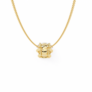 18K Gold Pendant with Fabulous Lab Grown Diamond Diamond Pendants & Charms - Product Image 5