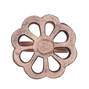 Rond de serviette design en métal, vaisselle de fête stockée - Product Image 1