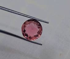 Vente en gros de tourmaline rose naturelle 9x9x4mm pierres précieuses en vrac rondes pour les fabricants de bijoux et meilleur prix le plus bas - Product Image 2