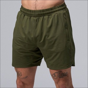 Nouveau short de course 2-en-1 décontracté taille moyenne pour hommes Short de compression respirant à séchage rapide avec poche pour téléphone Double couche - Product Image 5