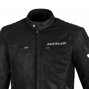 New High Quality Breathable Winter Motorbike Leather Jackets with Full Sleeve and Customizable Options for Men - Product Image 4