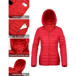 Doudounes OEM ODM pour hommes manteaux matelassés d'hiver vêtements d'extérieur chauds et légers à la mode - Product Image 3