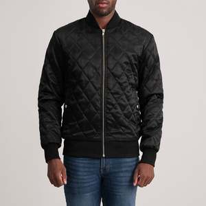 Danson Men's Women's <b>Quilted</b> Varsity <b>Jacket</b> Black Wool Leather Water Proof Embroidered Vintage Style High Quality XS <b>Pattern</b> - Product Image 1