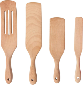 Spatules Tavetha en bois nouveau Design ustensile de cuisine accessoires de cuisine en bois d'acacia faits à la main - Product Image 3