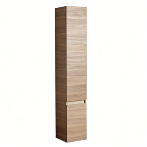 Vieste - Juego de 2 barras colgantes premium para cortina de ducha, de roble natural, con columna suspendida - Product Image 2