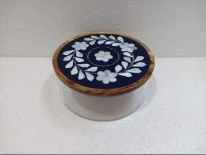 Caja de regalo de acrílico Premium con madera decorativa y tapa de fregona Ideal para frutas secas, chocolate y estilo de hogar de lujo - Product Image 5