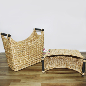 Artex Dong Thap fábrica Vietnam artesanía moderna jacinto de agua revistero para el hogar Oficina Hotel uso - Product Image 3