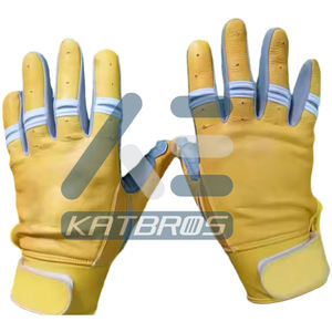 Gants de frappe de baseball en cuir Baet Cabretta, manipulation forte, prise confortable et construction durable pour les joueurs, fiables en extérieur - Product Image 4