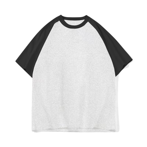 เสื้อยืดคอกลมผู้ชายขายดี ผ้าฝ้าย 100% ทรงโอเวอร์ไซส์ ระบายอากาศได้ดี แขนสั้น ผ้าเจอร์ซีย์ รับผลิตแบบ OEM ขายส่ง - Product Image 5