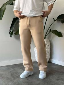 กางเกงกีฬาผ้าแคนวาสสำหรับผู้ชาย, กางเกงลำลองเอวกลางกันน้ำกันลมระบายอากาศพอดีตัวปกติผ้าฝ้ายนุ่มผสมแบน - Product Image 2