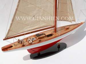 Gia Nhien Fabricant Approuvé Conception Personnalisée quantité minimale de commande Basse RANGER PEINT Maquette de Bateau à Voile en Bois - Product Image 6
