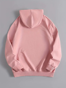 OEM Service for Men's High Quality 100% Cotton Blended Basics Fleece Hoodie Custom <b>Logo</b> <b>Design</b> Plain Dyed Winter Hoodie - Product Image 2