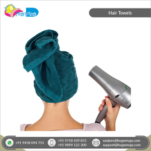 Luxury Solid Pattern Premium Quality <b>Quick</b> <b>Dry</b> Soft Luxury 100% Cotton Hair Wrap <b>Towels</b> for Women at Factory Price - Product Image 6