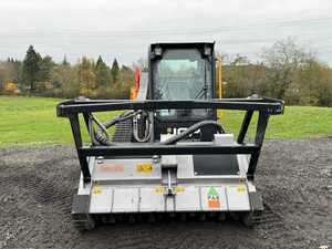 JCB Skid Steer Crawler Loader Mulcher Attachment Forestry Flail Mower Heavy Duty Brush Cutter HYDAC Pump for Land Clearing - Product Image 2