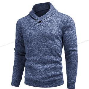 2025 hommes sweats pull hommes sweats col rond à manches longues Patchwork à manches longues chaud mince chandails - Product Image 3