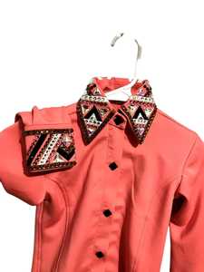 Designer Western Horse Show Shirt Combo avec pantalon assorti Durable et sain à un prix raisonnable - Product Image 5