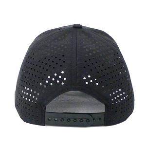 Gorra ajustable de camionero en blanco con logotipo de parche de alta calidad, gorra de béisbol personalizada para deportes al aire libre de verano, gorras con agujeros cortadas con láser, venta al por mayor - Product Image 2