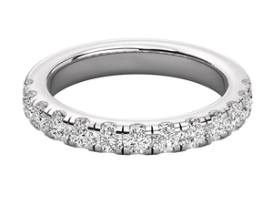 Fabricant en gros, bijoux fins en argent sterling 925, plaqué or 14 carats, certifié IGI, coupe brillante, bague de mariage classique en diamant - Product Image 4