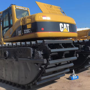 รถขุดสะเทินน้ำสะเทินบก Caterpillar Cat 320C มือสอง พร้อมบ่อเลื่อนขนาดใหญ่ - Product Image 5