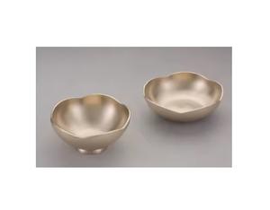 Juego De 2 Tazones De Fechas De Metal Con Acabado Dorado Perfecto Para Fiestas De Recepciones De Bodas Y Reuniones Religiosas De Festivales - Product Image 1