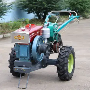 Cheap 20hp walking tractor ripper 2 wheel hand walking tractor mini best price agricultural farming mini tractor for sale