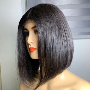 Pelucas Bob de 6 a 14 pulgadas, hechas de cabello humano 100% Real vietnamita, el mejor precio al por mayor - Product Image 1