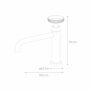 Delta K2O. BLACK SINGLE-LEVER <b>BASIN</b> TAP - Product Image 4