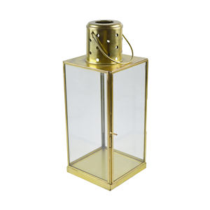 Linterna de Metal con Combo de Vidrio, Portavelas con Acabado Estándar, Linternas con Soporte de Luz en T - Product Image 2