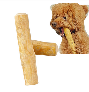 Palitos para masticar perros de madera de café natural Juguetes para masticar de madera de árbol de café para el cuidado dental del perro-Juguetes para mascotas calientes - Product Image 6