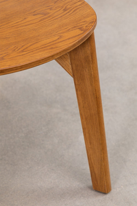 Elegante Silla de comedor de madera moderna con diseño duradero, altura ajustable personalizable para uso en apartamentos y villas - Product Image 5