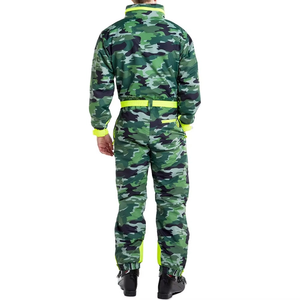 Combinaison de ski une pièce de haute qualité unisexe pour snowboard, patinage, randonnée, escalade, course de ski, respirante, Polartec, imperméable, imprimée - Product Image 2