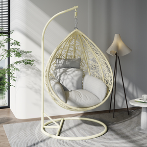 Fulin Giá Rẻ Hiện Đại Ngoài Trời Eff Vườn Đu Sang Trọng Phòng Chờ Phòng Ngủ Tự Động Võng Đu Ghế Với Đứng Cho Người Lớn - Product Image 2