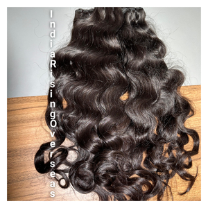 ผมต่อผม100% แบบไม่ผ่านกระบวนการผมไม่พันกันผมต่อแบบไม่ผ่านกระบวนการผมธรรมชาติสไตล์อินเดีย - Product Image 2