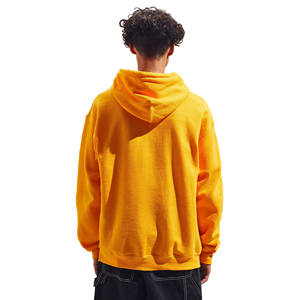 Sweat-shirts à capuche pour hommes en molleton uni teint en filature, 100% coton, coupe régulière, imprimés en relief personnalisés, écologiques, en gros, taille plus, hiver 2025 - Product Image 3