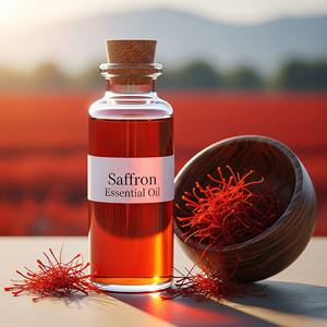 Huile essentielle de safran en vrac pour cosmétiques bougies de savon huiles capillaires aromathérapie 100% pure qualité d'exportation OEM - Product Image 1