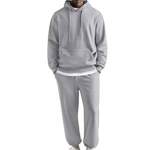 Conjuntos de Fitness para gimnasio, transpirables, cómodos, de lana de invierno, conjuntos personalizados, Sudadera con capucha y pantalones de chándal, conjuntos para correr, ropa, trajes para hombre 2024 - Product Image 2