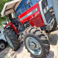 Tracteur à roues Massey Ferguson 385 80HP d'occasion avec moteur, boîte de vitesses et pompe