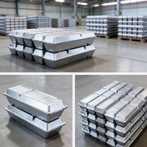 แท่งอะลูมิเนียมบริสุทธิ์สูง A7 A8 สำหรับงานโลหะวิทยา การอัดขึ้นรูป การรีด และการกลึงในอุตสาหกรรม - Product Image 4