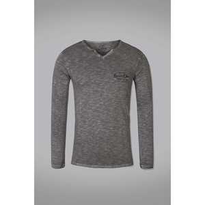 Camiseta F/S inspirada en Henley para hombre - Product Image 1